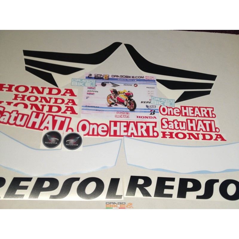 Motorbike Stickers Kit Honda Motogp Repsol