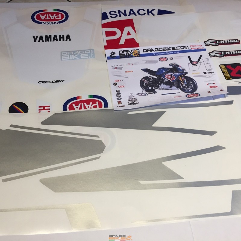 Adhesivos Moto Yamaha SBK Pata Team 2016