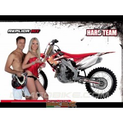 Sticker Kit Moto Cross "HARD TEAM "