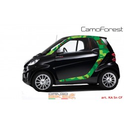 CAR STICKERS FOR  SMART  (Camo Forest)