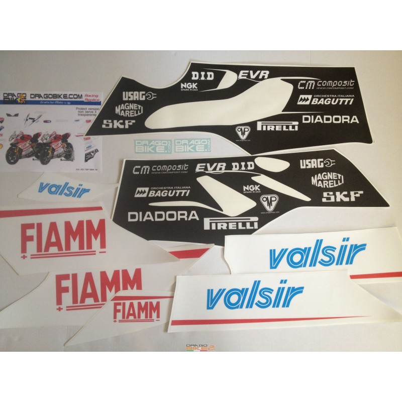 Motorbike Stickers Kit Ducati SBK 2014 Protect