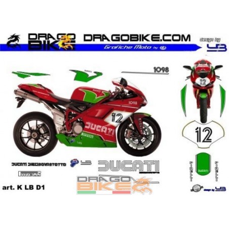 Stickers Kit For Moto Ducati