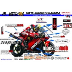 Kit adhesivo Ducati 998 SBK inglés 2002 Monstermob