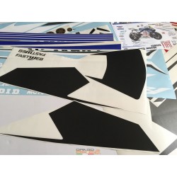 Kit 2 Adesivi YAMAHA Logo DIAPASON 2 mm.50xmm.50 Decals Stickers Aufkleber  Pegatinas MotoGP V.Rossi SBK -  Italia