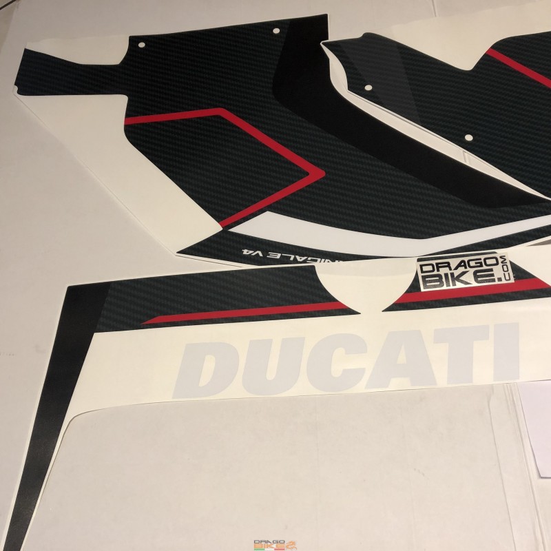 Motorbike Stickers Kit Ducati Panigale V Carbon Look