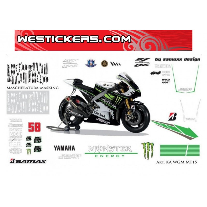stickers design for yamaha motorcycle